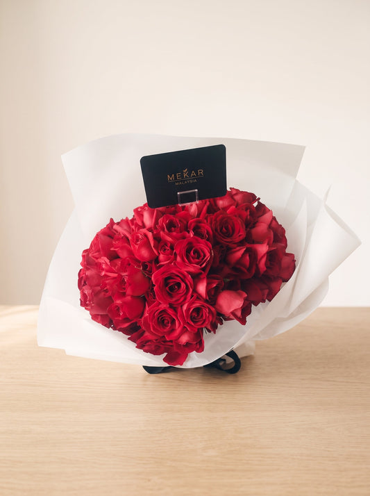 Mid-Autumn flowers from Mekar, Celeste Ivory bouquet